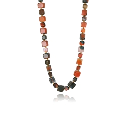 Collar Viceroy dorado con piedras naturales 75410C01011