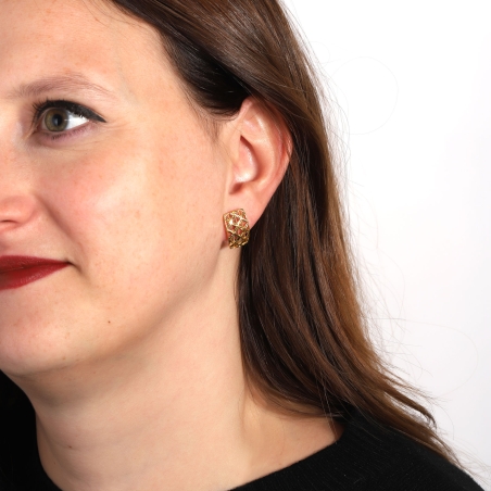 Pendientes Oro 18k "Burnie"