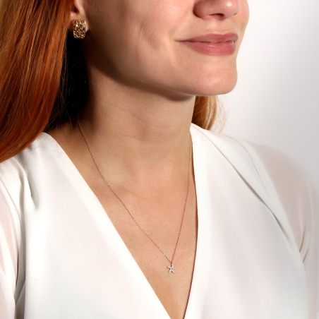 Gargantilla Oro 18k y Circonitas "Ariela"