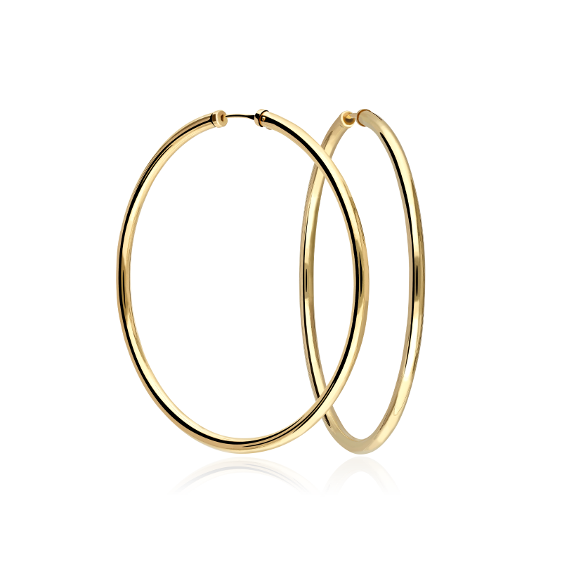 Pendientes aro Oro 18k "Romagna"