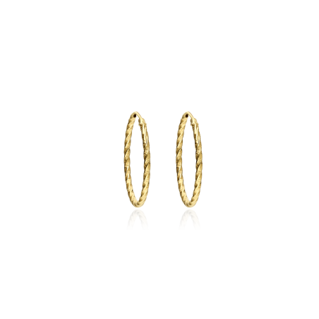 Pendientes Aro Oro 18k "Carlsbad" 18mm
