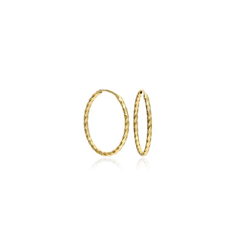 Pendientes Aro Oro 18k "Carlsbad" 15mm