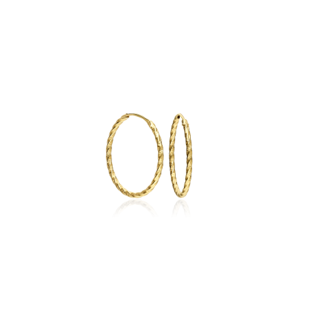 Pendientes Aro Oro 18k "Carlsbad" 15mm