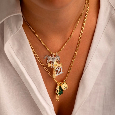 Colgante Agatha trébol 2880033-658-TU