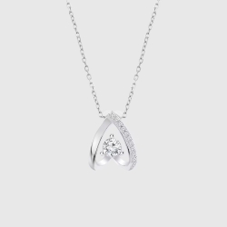 Collar Lotus Silver Mujer...