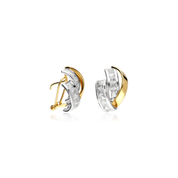 Pendientes Oro Bicolor 18k "Ifran"