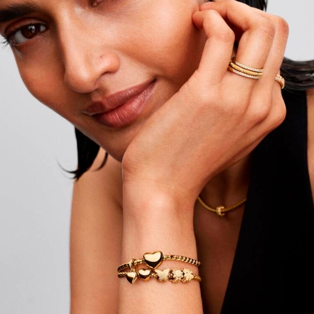 Charm Pandora Mini corazón dorado 763998C00