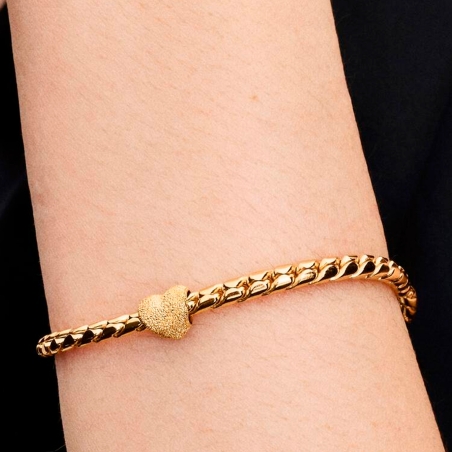 Charm Pandora Mini corazón textura 764000C00