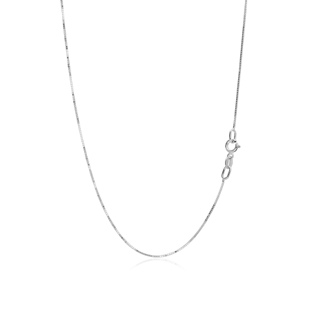 Gargantilla Oro blanco 18k y Diamante 0.20 cts "Bimo"