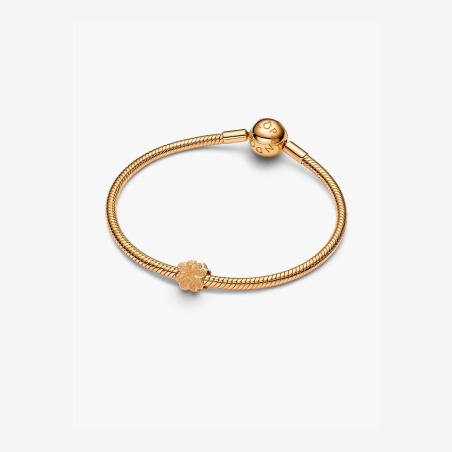 Charm Pandora Mini trébol textura 764047C00