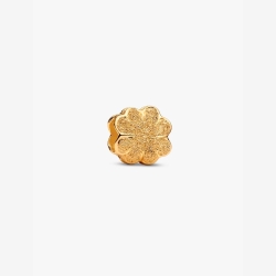 Charm Pandora Mini trébol textura 764047C00