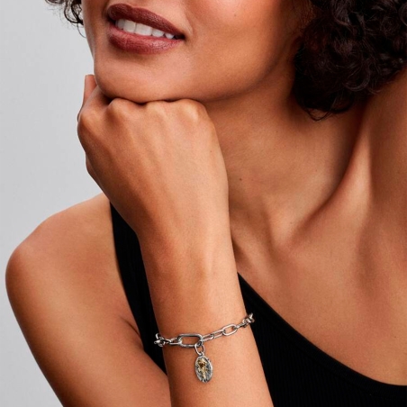 Charm Pandora Medallón rosa 764087C00