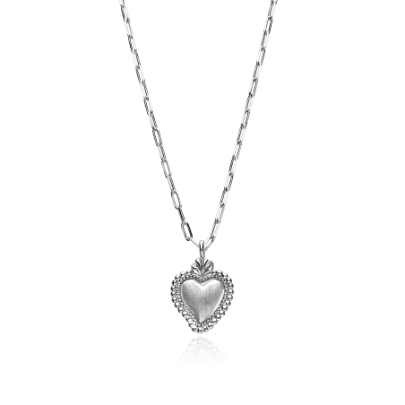 Gargantilla Plata primera ley "Sagrado corazón"