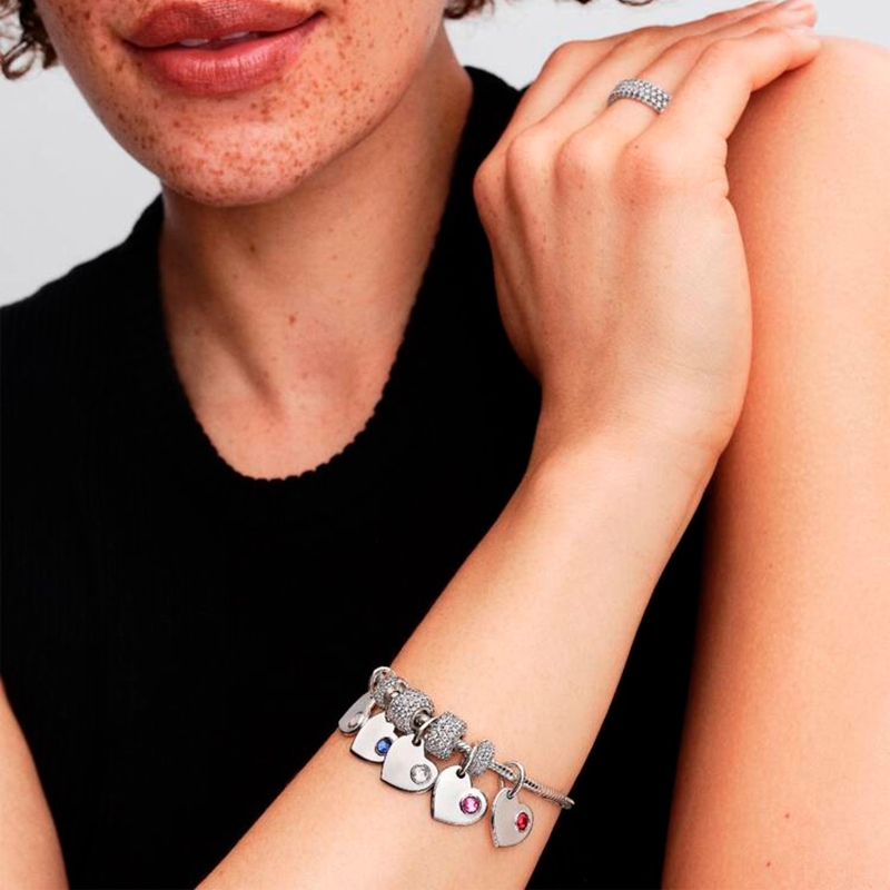 Charm Pandora de clip con circonitas 794032C01- Joyerías Sánchez