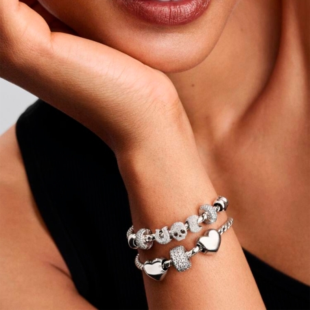 Charm Pandora Mini calavera textura 794040C00