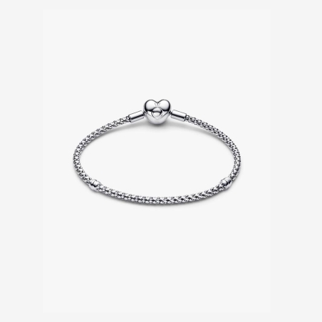 Pulsera Pandora de tachuelas con cierre corazón 593853C00