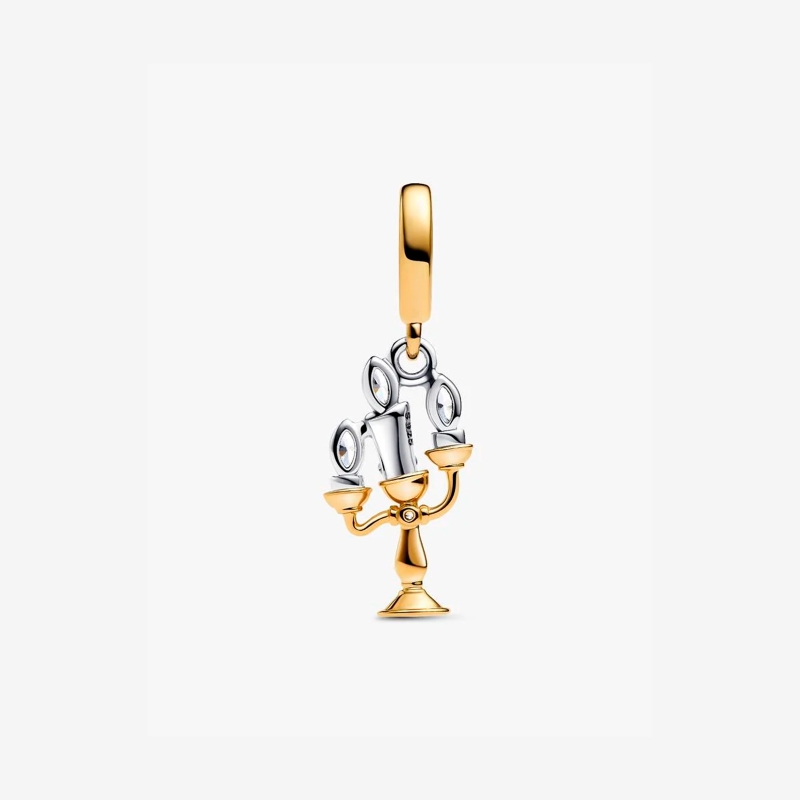 Charm Pandora colgante Lumiere La Bella y la Bestia Disney 763985C01