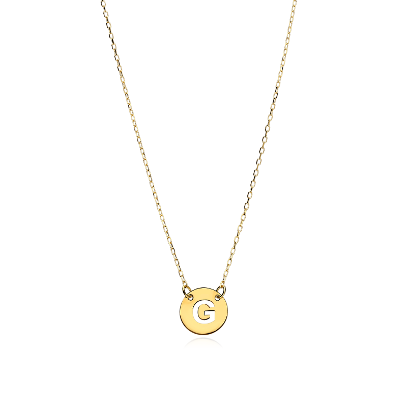 Gargantilla Oro 18k Letra G "Abc"