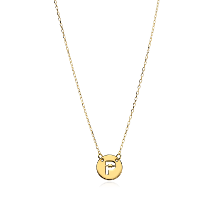 Gargantilla "Abc" Oro 18K Inicial P