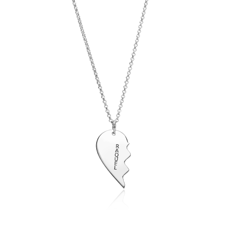 Gargantilla doble personalizada Plata primera ley "Shirley"