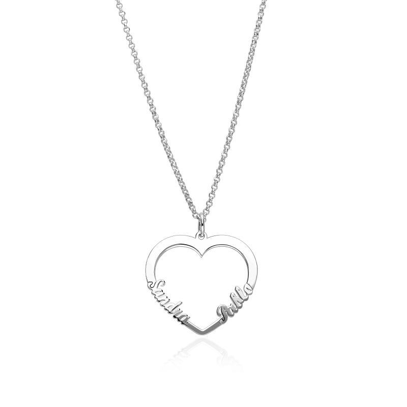 Gargantilla personalizable Plata primera ley corazón "Kamasi"