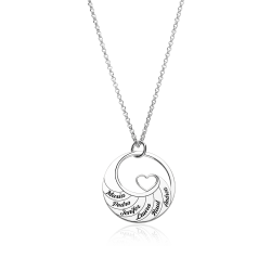 Gargantilla personalizable Plata primera ley corazón "Etta"