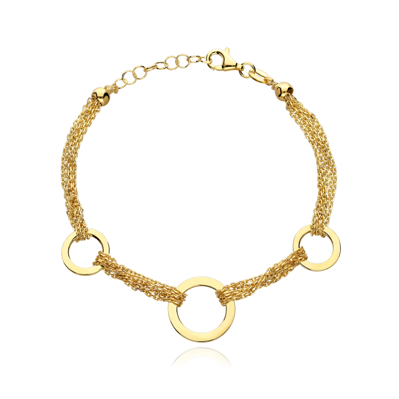 Pulsera Plata primera ley baño "Herma"