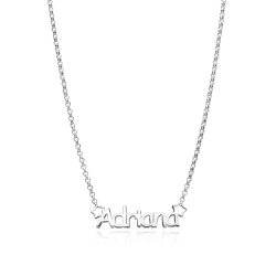 Gargantilla personalizable Plata primera ley estrellas "Cirille"