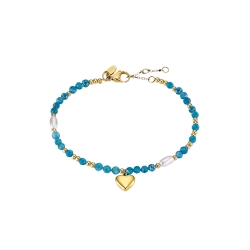 Pulsera Lotus Style acero corazón dorado LS2553-2/1