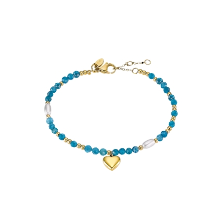 Pulsera Lotus Style acero corazón dorado LS2553-2/1