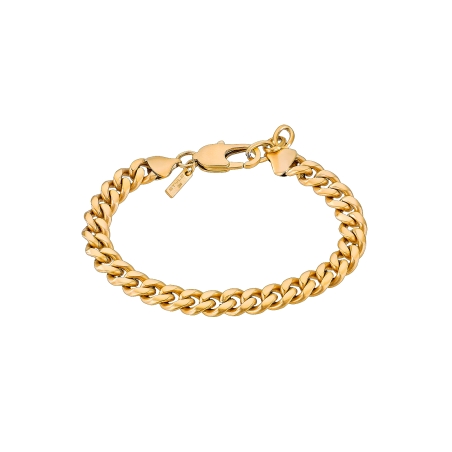 Pulsera Lotus Style acero eslabones dorados hombre LS2597-2/2