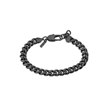 Pulsera Lotus Style acero eslabones negros hombre LS2597-2/3