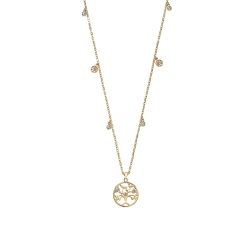 Collar Lotus Style árbol de la vida dorado LS2600-1/2