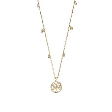 Collar Lotus Style árbol de la vida dorado LS2600-1/2