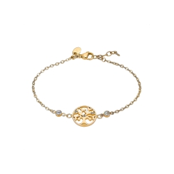 Pulsera Lotus Style árbol de la vida dorado LS2600-2/2