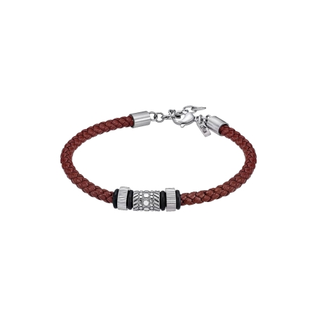 Pulsera Lotus Style Men Basic piel marrón LS2549-2/2