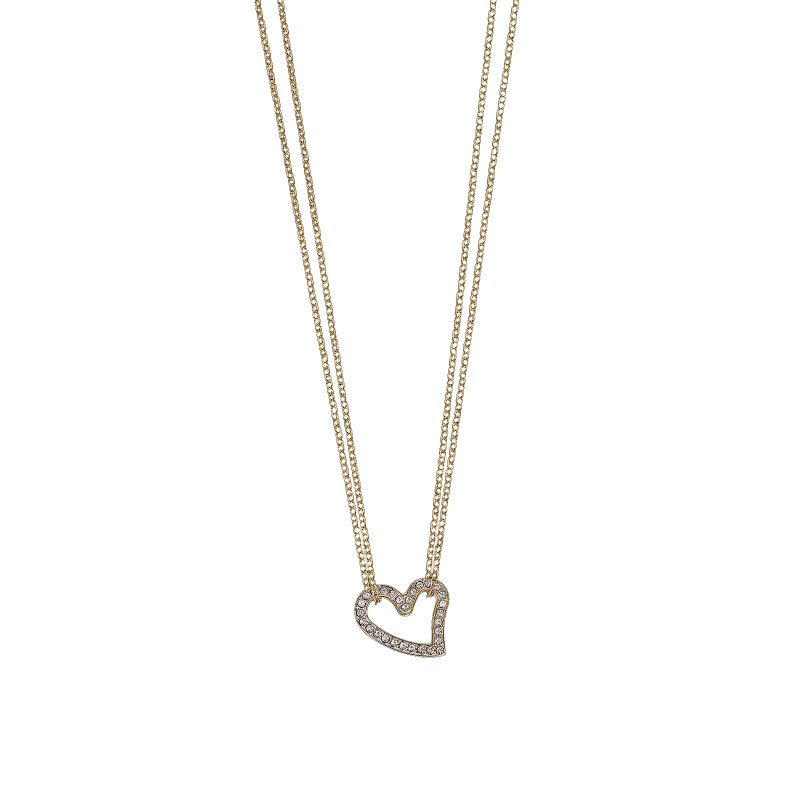 Collar Lotus Style corazón dorado LS2556-1/2