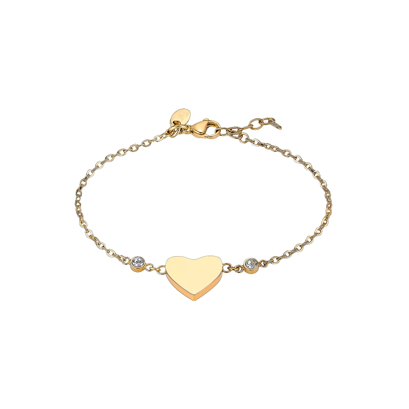 Pulsera Lotus Style corazón dorado LS2558-2/2