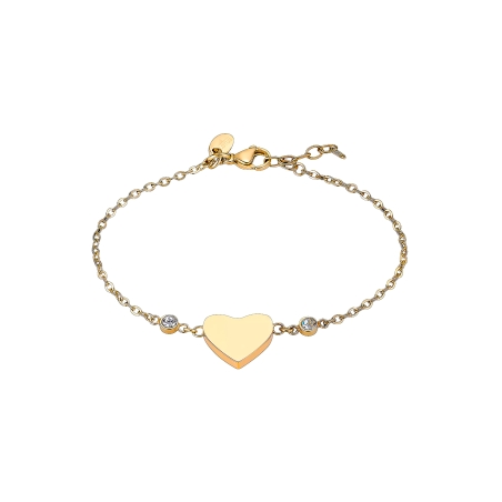Pulsera Lotus Style corazón dorado LS2558-2/2