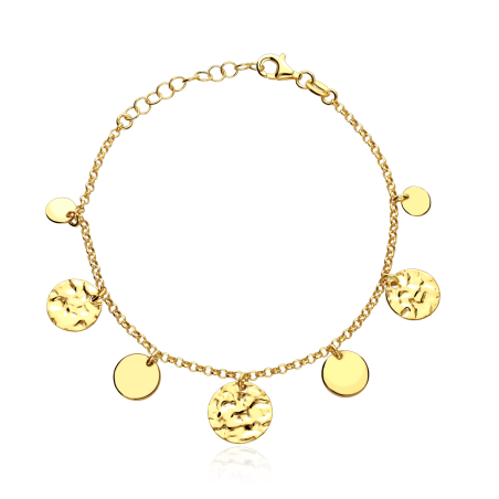 Pulsera Plata primera ley baño círculos "Jenner"