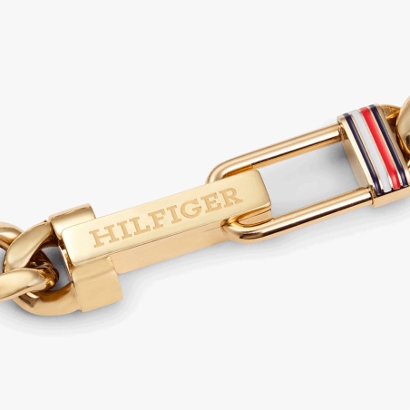 Pulsera Tommy Hilfiger ajustable dorada hombre 2790665