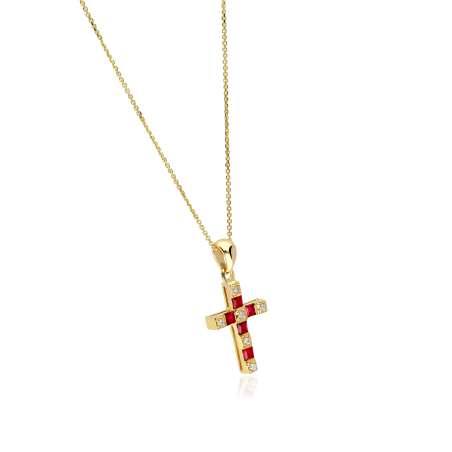 Gargantilla Rubíes y Diamantes "Bedonia"