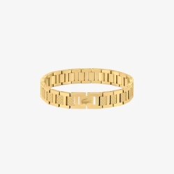 Pulsera Lacoste Metropole acero dorado hombre 2040120