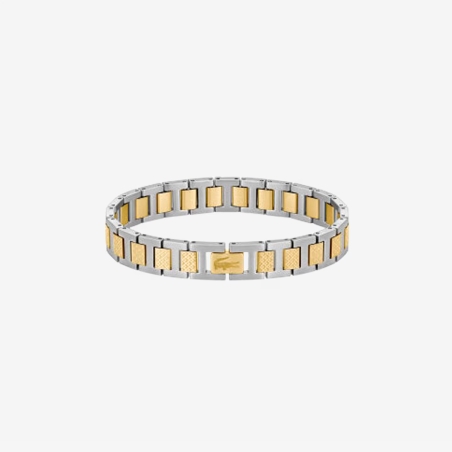 Pulsera Lacoste Metropole acero bicolor hombre 2040556