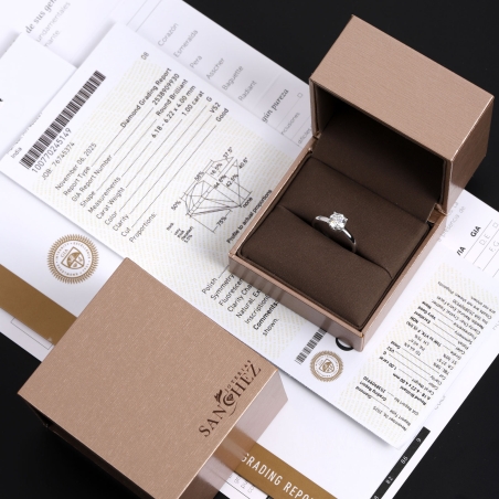 Solitario Oro 18k y diamante G VS2 1.00cts "Roma"