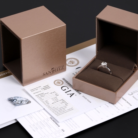 Solitario Oro 18k y diamante G VS2 1.00cts "Roma"