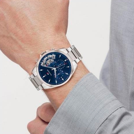 Reloj Tommy Hilfiger Baker acero y azul hombre 1710448