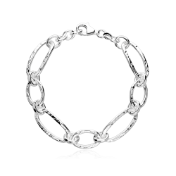 Pulsera Plata de primera ley 19cm "Meknès"