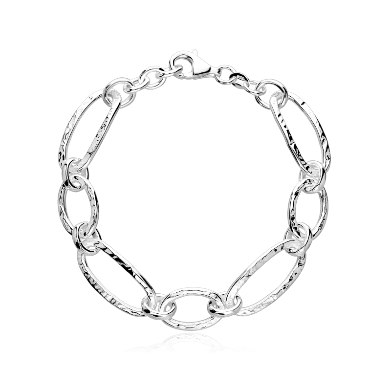 Pulsera Plata de primera ley 19cm "Meknès"