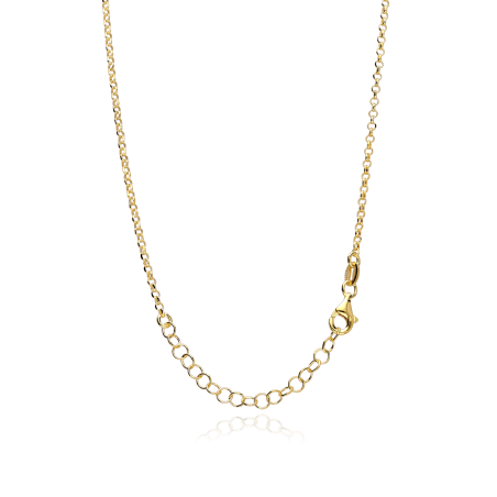 Gargantilla Plata primera ley baño Oro 18k "Attraction"